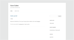 Desktop Screenshot of cococubes.com
