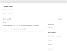 Tablet Screenshot of cococubes.com